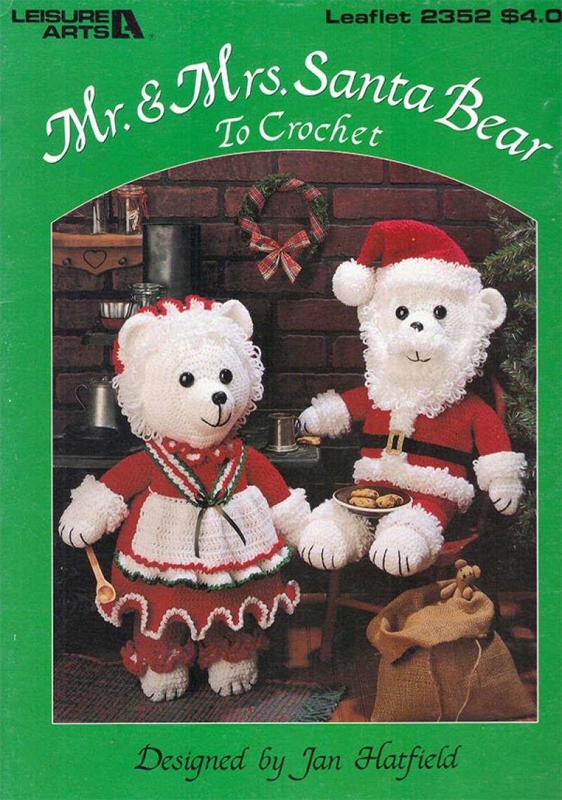 Mr. & Mrs. Santa Bear to Crochet (1)